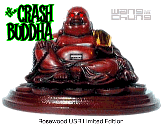 The Crash Buddha - Rosewood USB Limited Edition by Wang Chung Industries